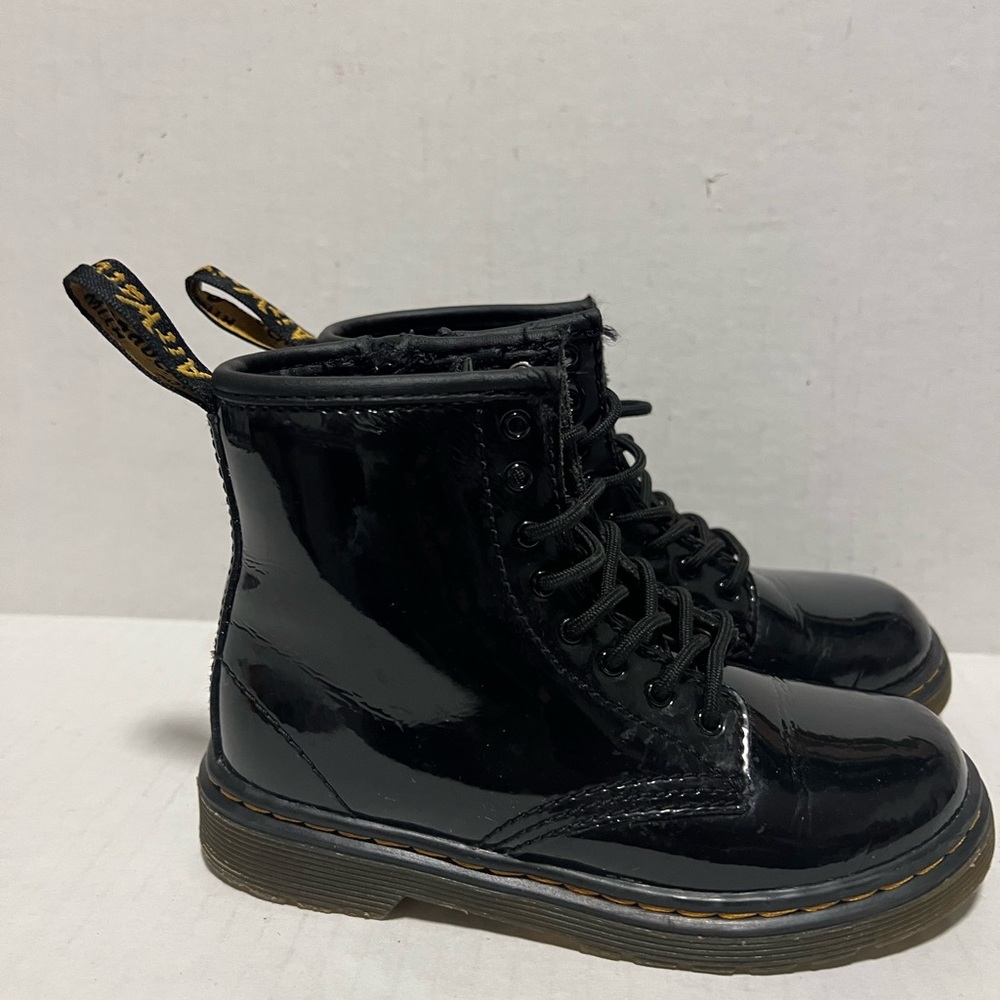Doc Martens Black Lace-Up Boots Child’s Size 10 “As-Is”